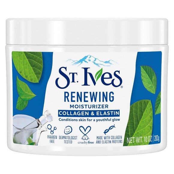 St. Ives Timeless Skin Collagen Elastin Moisturizer, 10 oz - Picture 2 of 4